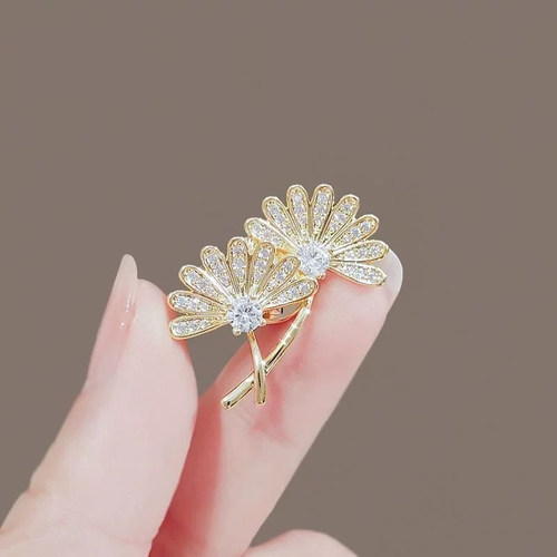 小雏菊胸针女太阳花时尚精致百搭高档优雅西装胸花别针气质配饰品