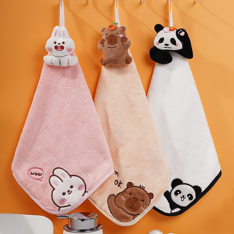 擦手巾挂式可爱超强吸水厚