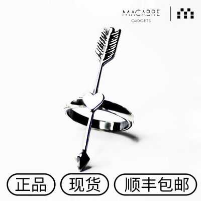 波兰暗黑爱心925银情侣戒指