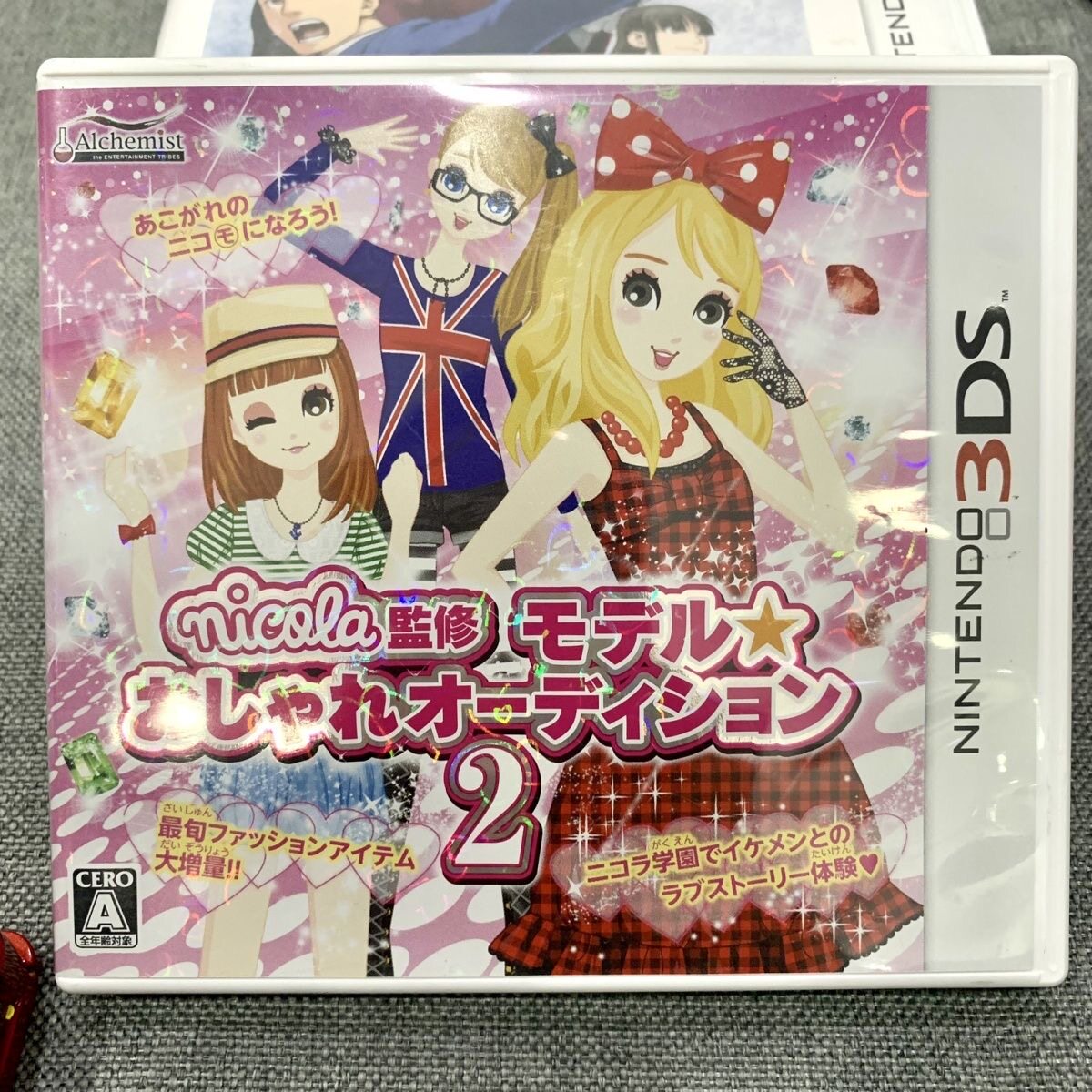 3DS游戏卡带 妮可拉监修 模特的养成2