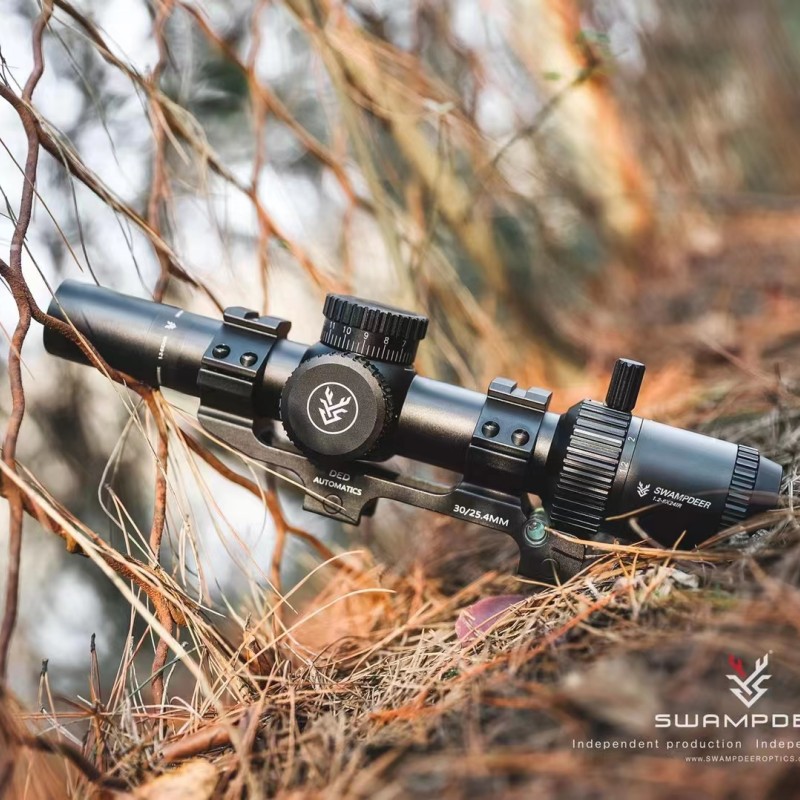 8倍夜视薄壁瞄i准器高清十字望远镜6倍i镜件弹弓玩具观鸟镜模型