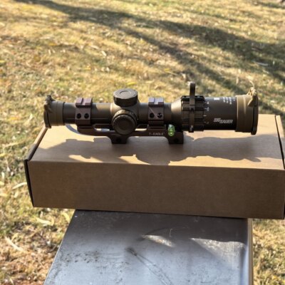 SIGSauer探戈1-6倍高清薄壁广角夜视速瞄i准器十字望远镜模型弹弓