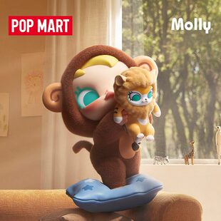 POPMART泡泡玛特Baby Molly喵趣横生可爱手办 盲盒玩具摆件送礼