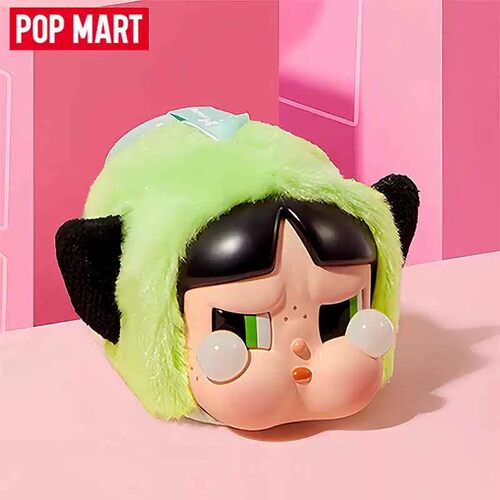POPMART泡泡玛特哭娃CRYBABY飞天小女警搪胶脸毛绒挂件送盲盒礼物