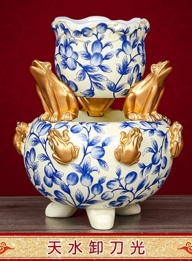 正品原装李居明2026马年吉祥物西南天水卸刀光摆件七赤位客厅摆设