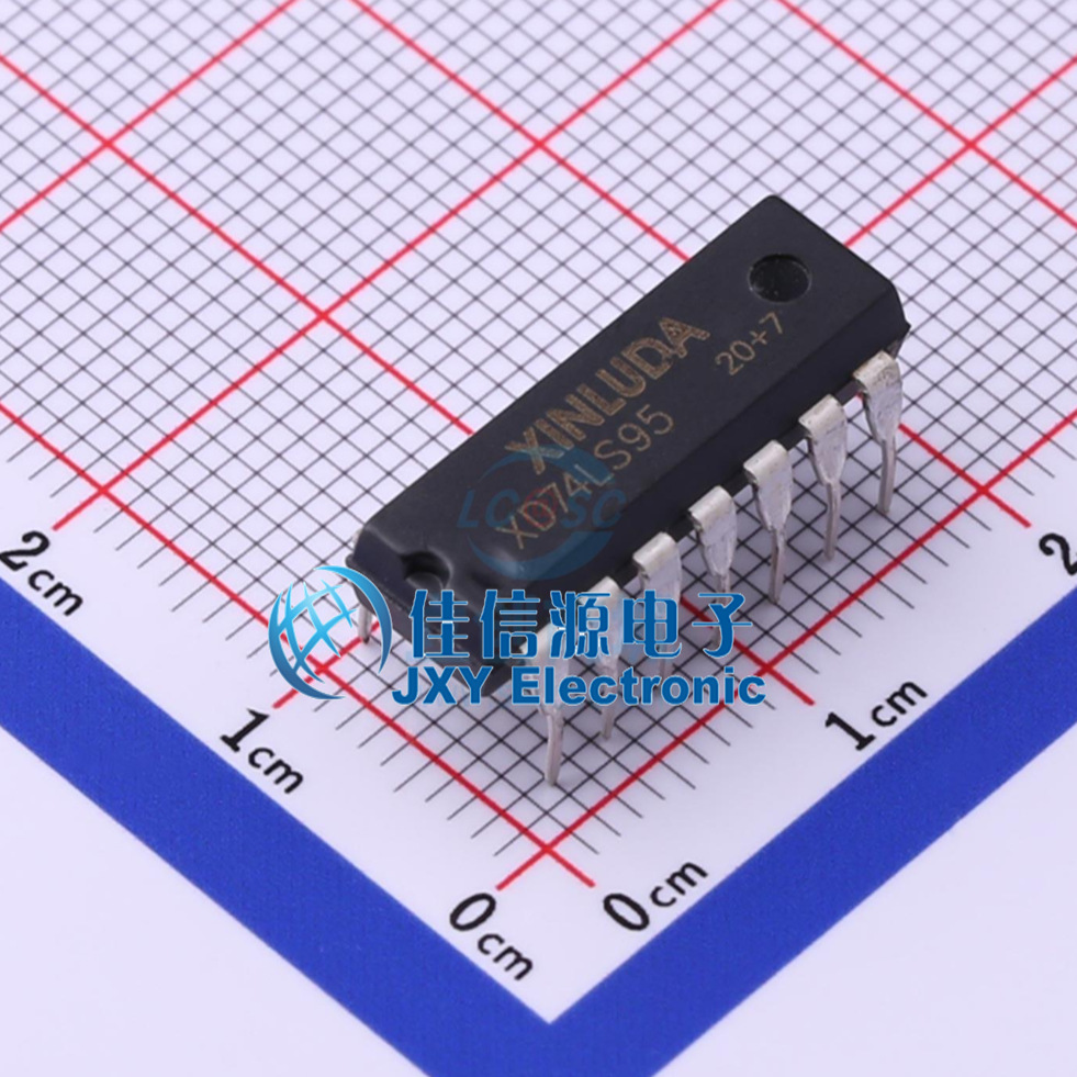寄存器   XD74LS95  XINLUDA(信路达)  DIP-14