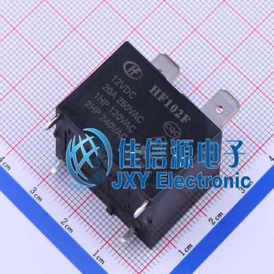 功率继电器      HF102F-12VDC   HF(宏发)