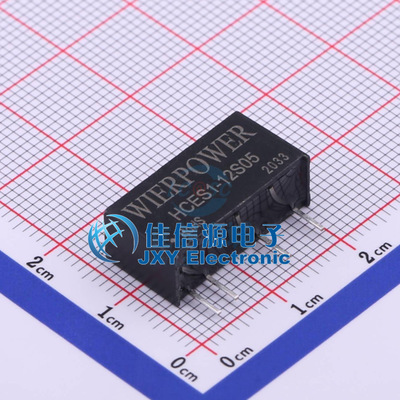 电源模块    HCES1-12S05  WIER(微尔)  可持续短保保护、自恢复