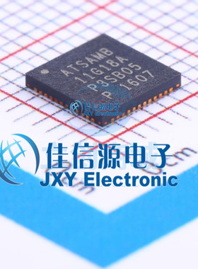 ATSAMB11G18A-MU-T  MICROCHIP(美国微芯)  QFN-48_6x6x04P