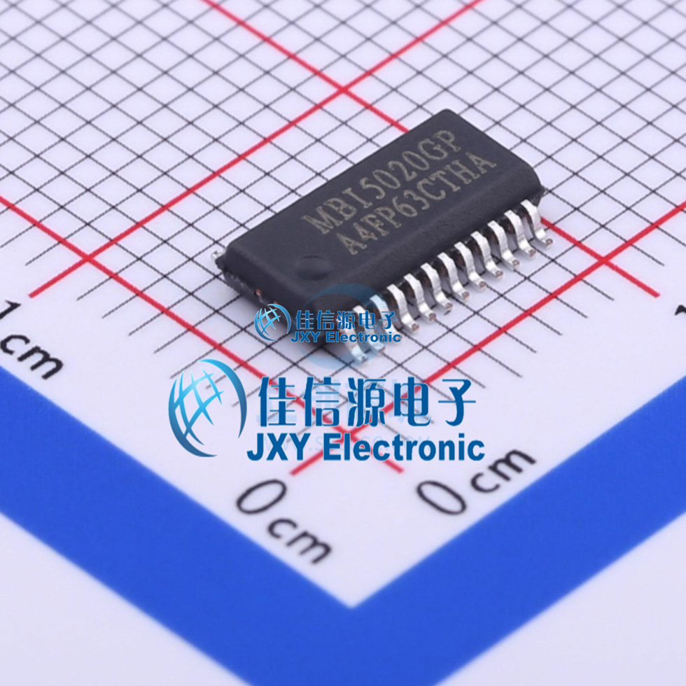 LED显示驱动      MBI5020GP-A  MBI(台湾聚积)  SSOP-24L-150mil