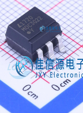 光耦 MOC3022S-TA1 LITEON(光宝) SMD-6P 5kV双向可控硅输出50mA