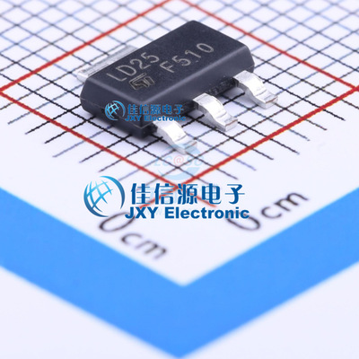 线性稳压器(LDO)  LD1117S25TR  ST(意法半导体)  SOT-223