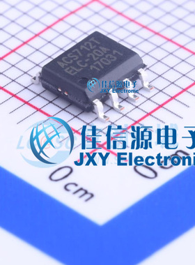 电流传感器   ACS712ELCTR-20A-T  ALLEGRO(美国埃戈罗)  SOIC-8