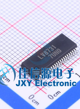 电机驱动芯片    LV8731V-TLM-H  onsemi(安森美)  SSOP-44K