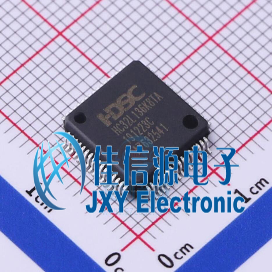 64KB单片机 HC32L136K8TA-LQFP64 XHSC(小华) LQFP-64(10x10)全新