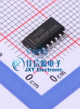 逻辑门     74HC86M/TR  HGSEMI(华冠)  SOP-14