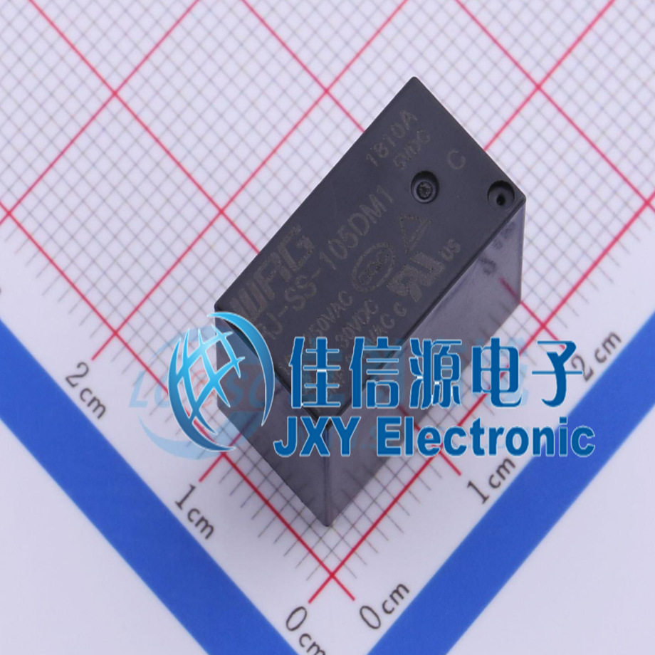 功率继电器       RJ-SS-105DM1   WRG(旺荣集团)  5V 10A