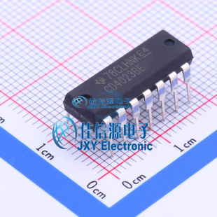 逻辑门     CD4023BE  TI()  DIP-14