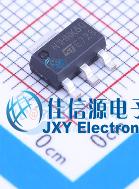 场效应管(MOSFET)     STN1HNK60  ST(意法半导体)  SOT-223-3