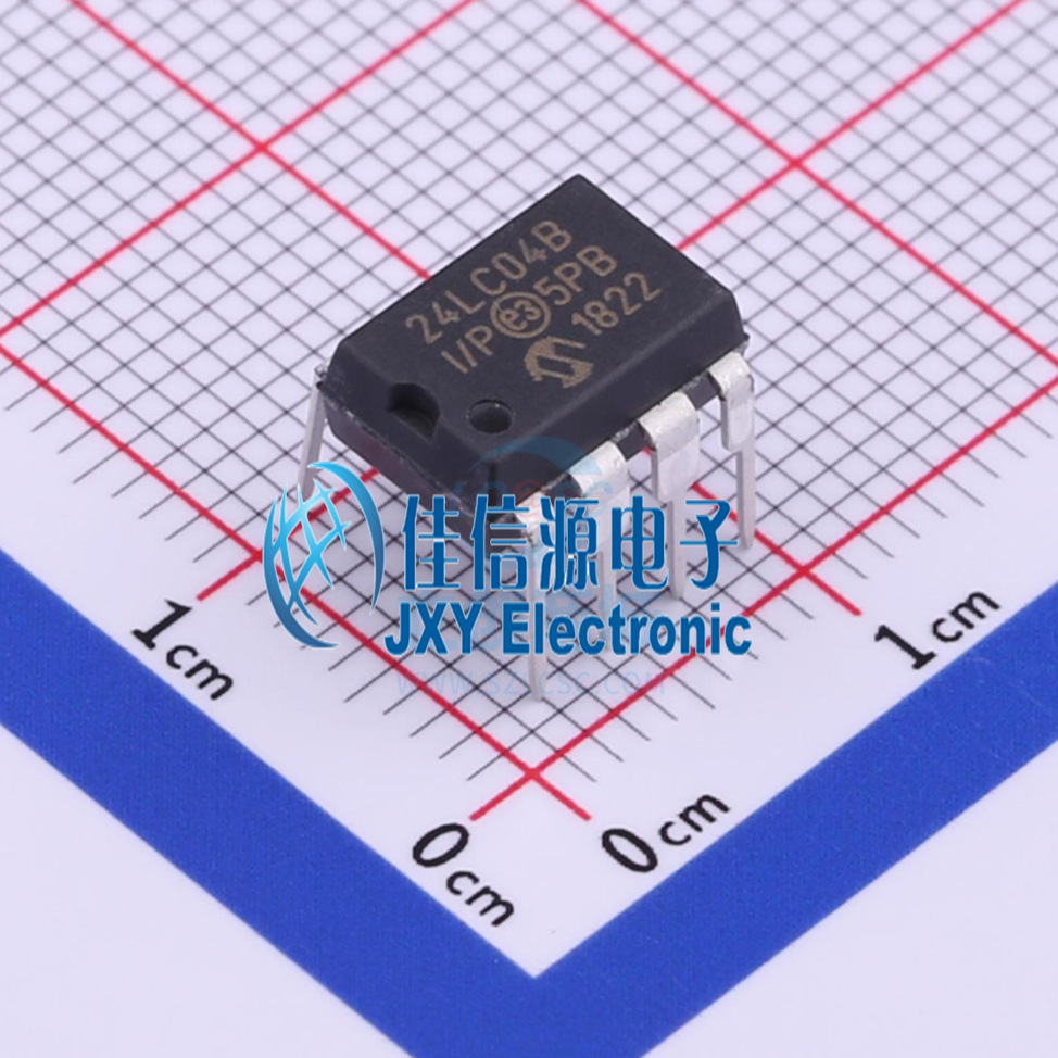 24LC04B-I/P  MICROCHIP(美国微芯)  DIP-8