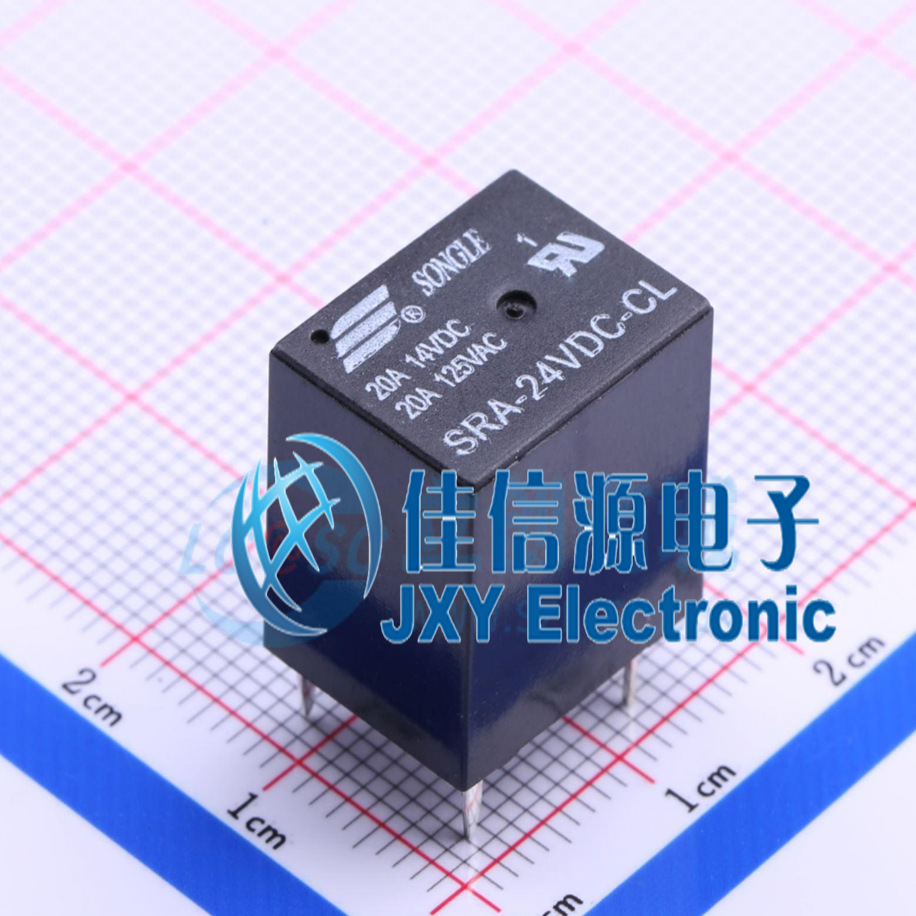 功率继电器        SRA-24VDC-CL(20A)   松乐