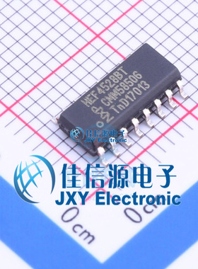 单稳态多谐振荡器     HEF4528BT,653  Nexperia(安世)  SOIC-16
