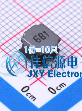 电感 APSWPA6045S681MTF APV(爱普微) 6x6mm 680uH 420mA（10只）