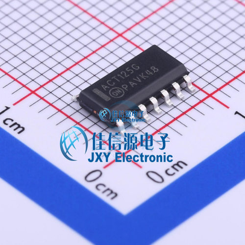 缓冲器/驱动器    MC74ACT125DR2G  onsemi(安森美)  SOIC-14