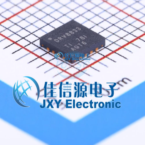 电机驱动芯片   DRV8833RTYR  TI()  QFN-16