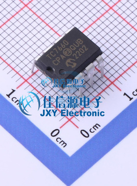 DC-DC电源芯片  TC7660CPA  MICROCHIP(美国微芯)  PDIP-8