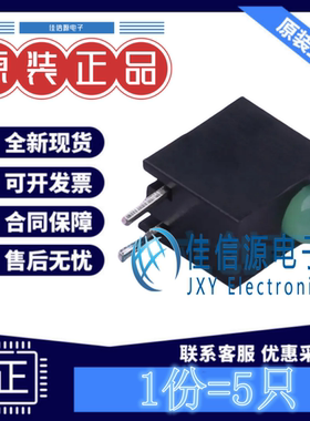 LED灯座 MHK1375CGBTD MEIHUA(美华) 3mm普绿/黄绿2.2V20mA(5只)