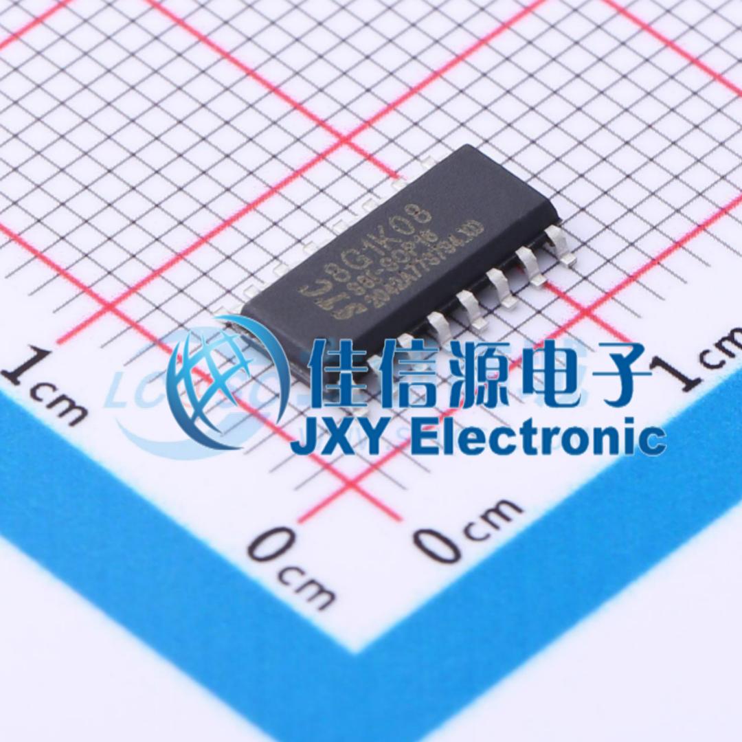 8KB单片机 STC8G1K08-38I-SOP16 STC SOP-16 51系列全新