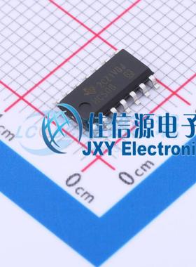 逻辑门 SN74HCS08DR TI SOIC-14与门4通道2输入2V~6V全新2uA