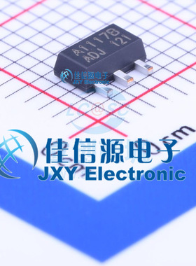 CJA1117B-ADJ  CJ（江苏长电/长晶）  SOT-89(SOT-89-3)