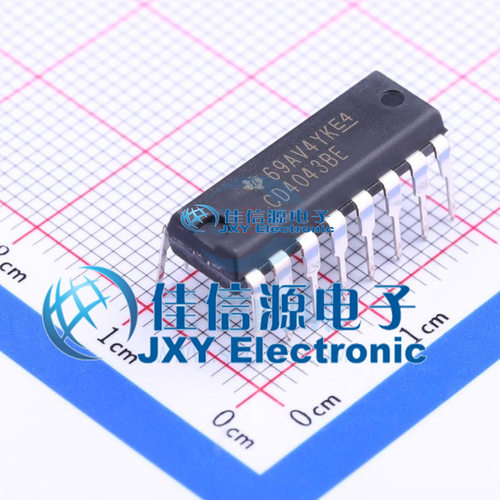 锁存器    CD4043BE  TI()  DIP-16