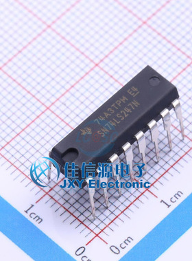 信号开关    SN74LS247N  TI()  DIP-16