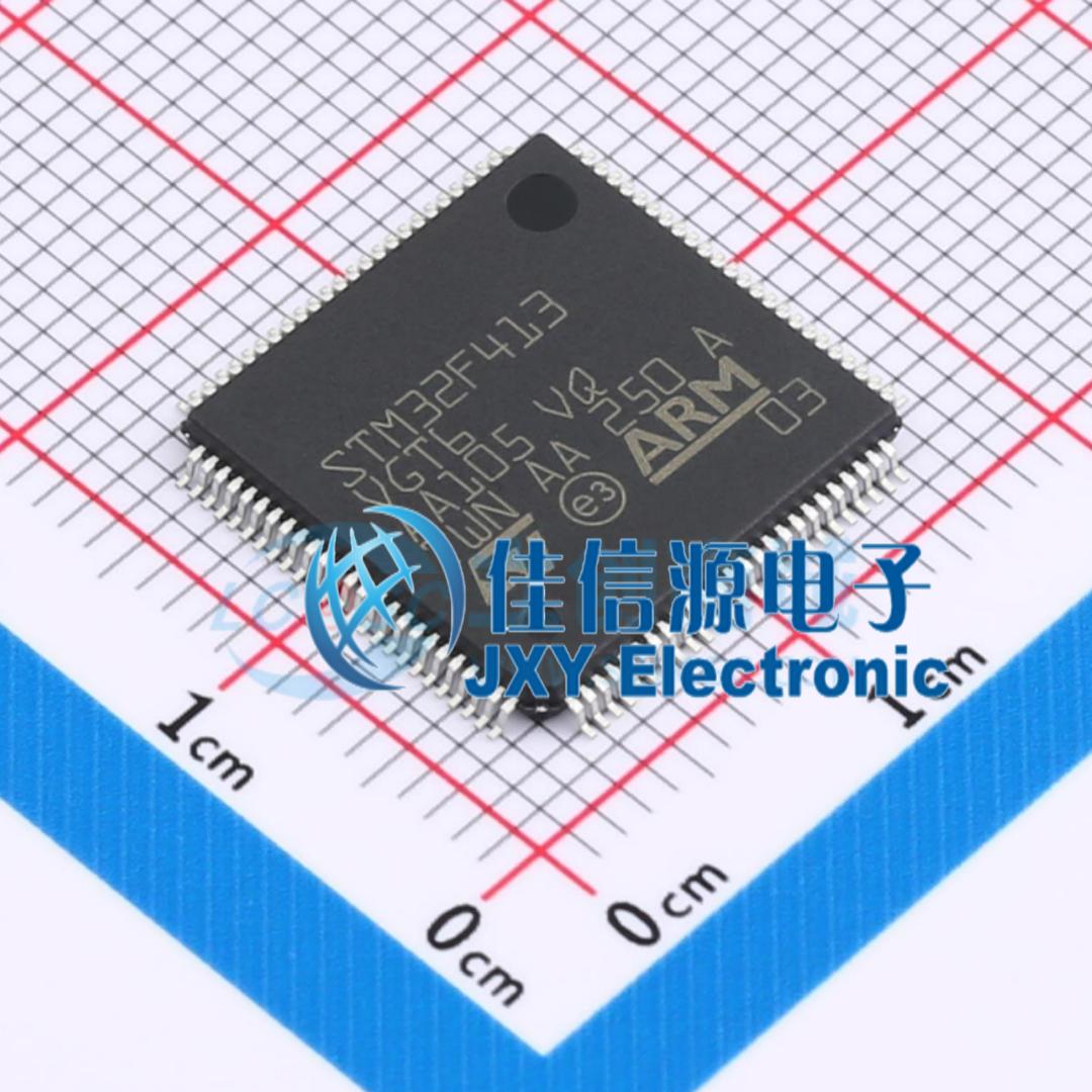 1MB单片机 STM32F413VGT6TR ST(意法半导体) LQFP-100(14x14)全新