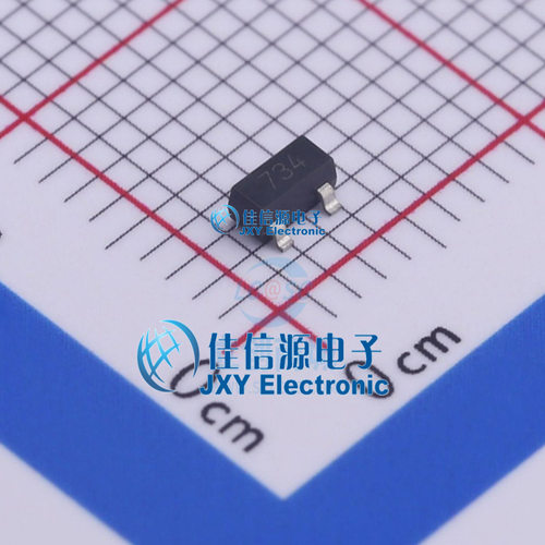达林顿管    FMMT734TA  DIODES(美台)  SOT-23-3