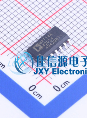 三极管(BJT)    MAT14ARZ-R7  ADI(亚德诺)/LINEAR  SOIC-14