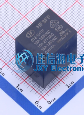 功率继电器 HF3FF/012-1HTF HF(宏发) 一组常开4脚 全新原装 12V