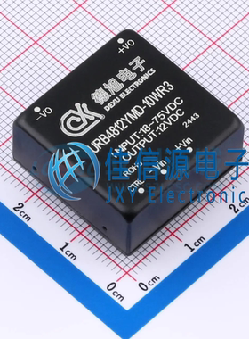 电源模块    URB4812YMD-10WR3  DEXU(德旭电子)  插件