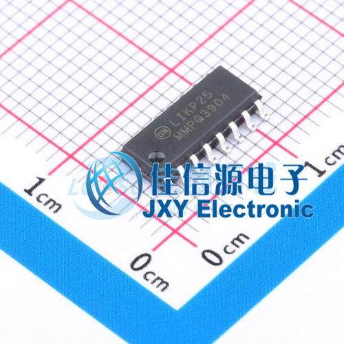 三极管(BJT)     MMPQ3904  onsemi(安森美)  SOIC-16