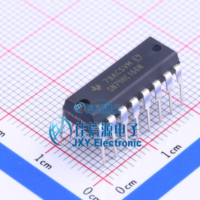 寄存器   SN74HC166N  TI()  DIP-16