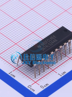 缓冲器/驱动器    SN74LS244N  TI(德州仪器)  DIP-20