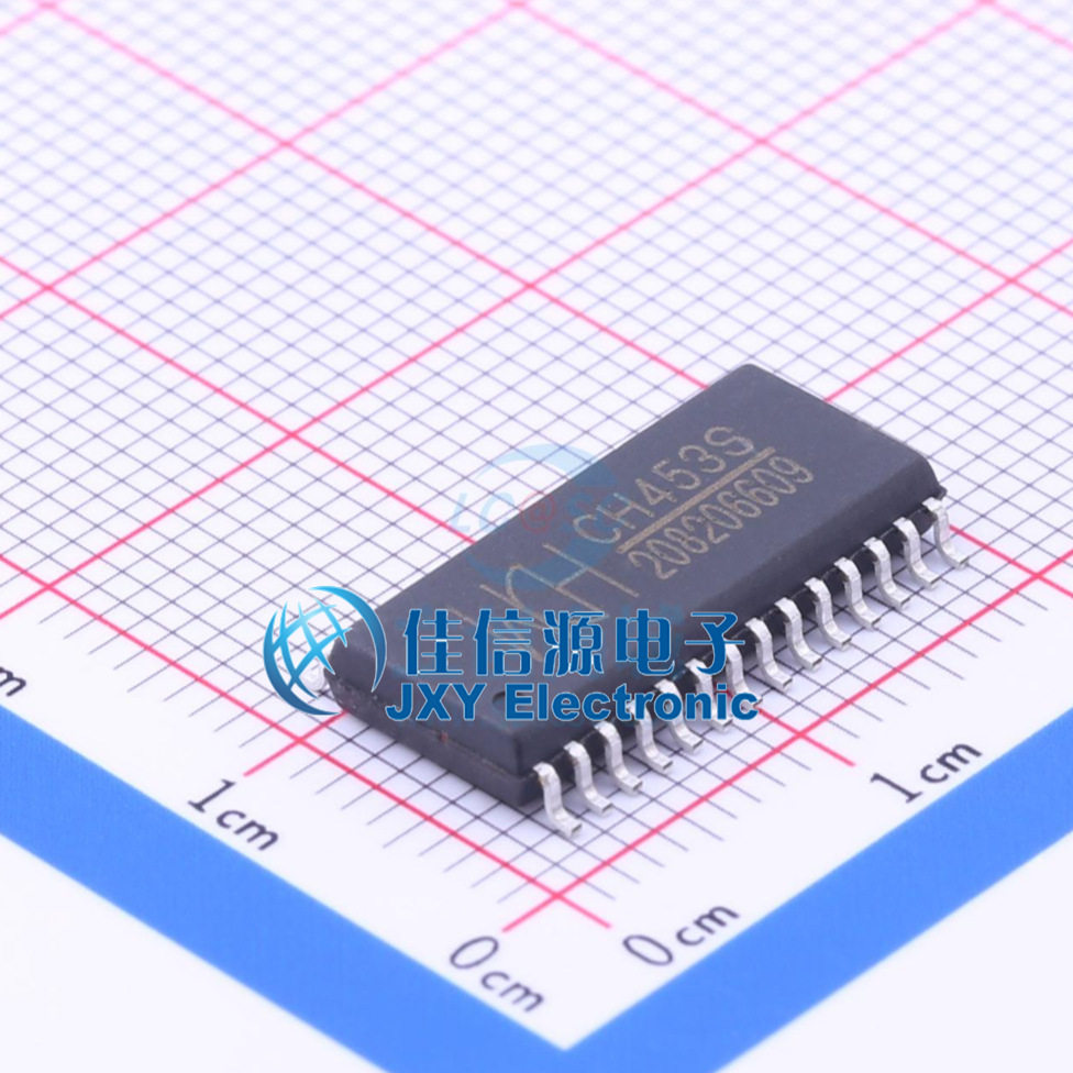 LED显示驱动      CH453S WCH(南京沁恒)  SOP-28-300mil
