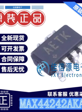 运算放大器MAX44242AKA+T MAXIM(美信) SOT-23-8低输入低噪声AETK