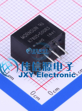 电源模块    K7805-500R3  MORNSUN(金升阳)  插件
