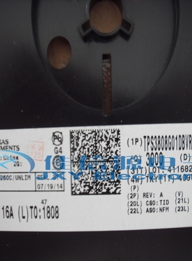【佳信源】TPS3808G01DBVR IC VOLT SUPERVISOR ADJ SOT23-6 原装