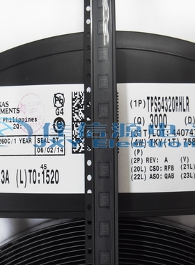 【佳信源】TPS54320RHLR IC REG BUCK SYNC ADJ 3A 14QFN 稳压器