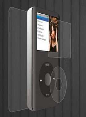 适用苹果ipod classic 80G 120G 160G保护膜video圆转盘ipc前后贴
